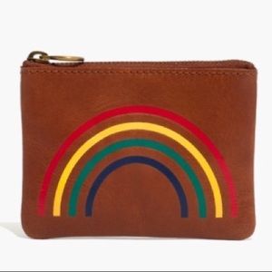Madewell The Leather Pouch Wallet: Rainbow Edition
